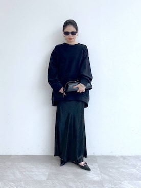 「アイテム（スウェット）」を使った、Sakinaさん（レディース・162cm・20代）の秋コーディネート