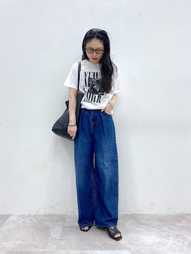 「STERNBERG（スタンバーグ）のアイテム」を使った、Sakinaさん（レディース・162cm）の冬コーディネート