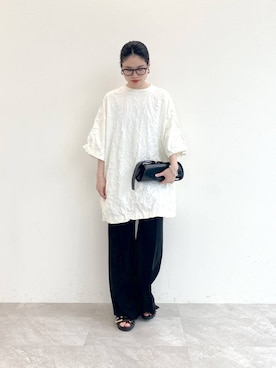 「STERNBERG（スタンバーグ）のアイテム（その他パンツ）」を使った、Sakinaさん（レディース・162cm）の冬コーディネート