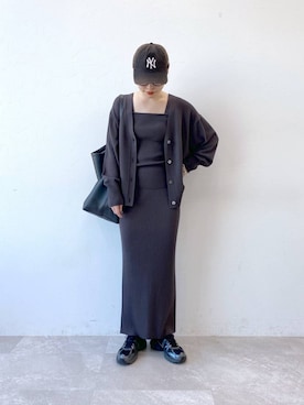「STERNBERG（スタンバーグ）のアイテム」を使った、Sakinaさん（レディース・162cm）の冬コーディネート