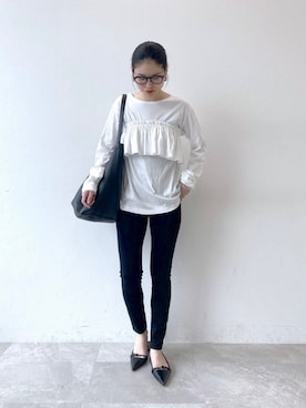 「アイテム（レッグウェア）」を使った、Sakinaさん（レディース・162cm・20代）の夏コーディネート