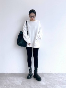 「アイテム（スウェット）」を使った、Sakinaさん（レディース・162cm・20代）の夏コーディネート