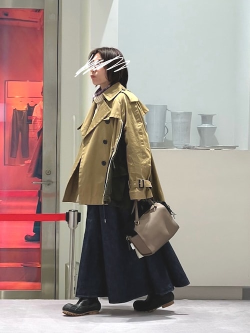 kii610｜Sacaiのトレンチコートを使ったコーディネート - WEAR