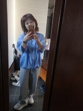 「アイテム（アナログ腕時計）」を使った、ゆみこさん（レディース・149cm）の秋コーディネート