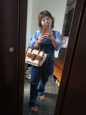 「アイテム（アナログ腕時計）」を使った、ゆみこさん（レディース・149cm）の夏コーディネート