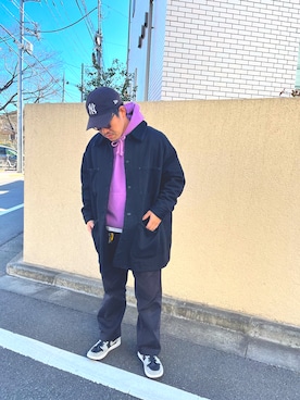 「MM6 Maison Margiela（ｴﾑｴﾑｼｯｸｽ ﾒｿﾞﾝ ﾏﾙｼﾞｪﾗ）のアイテム（ジャケット/アウター）」を使った、YKOさん（メンズ・168cm）の冬コーディネート