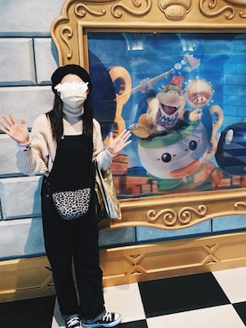 「SHENERY（シーナリー）のアイテム（オールインワン・サロペット）」を使った、AKRさん（レディース・162cm）の秋コーディネート
