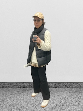 「MM6 Maison Margiela（ｴﾑｴﾑｼｯｸｽ ﾒｿﾞﾝ ﾏﾙｼﾞｪﾗ）のアイテム（スウェット）」を使った、ぱぐ さん（メンズ・174cm）の冬コーディネート