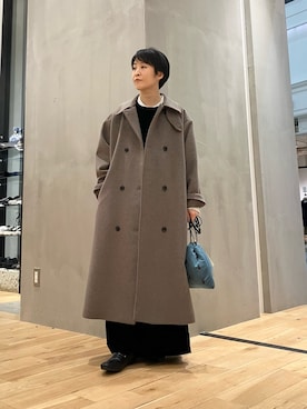 「RODE SKO」｜よねむらあやさん（レディース・150cm）の冬コーディネート