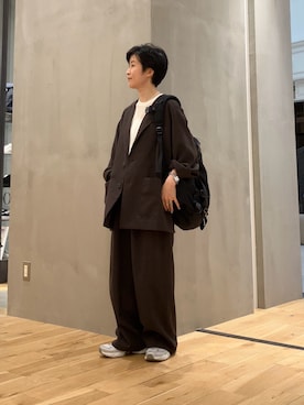 「セットアップ」｜よねむらあやさん（レディース・150cm）の秋コーディネート