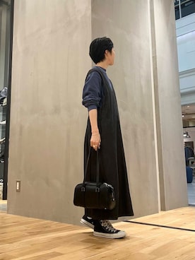 「アイテム（アナログ腕時計）」を使った、よねむらあやさん（レディース・150cm）の秋コーディネート