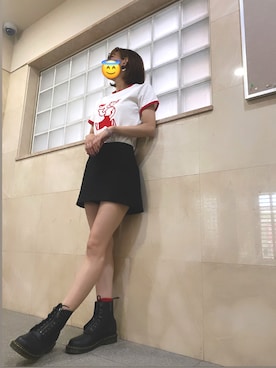 「キュロット」｜「アイテム（ブーツ）」を使った、ちゃんさん（レディース・158cm）の夏コーディネート