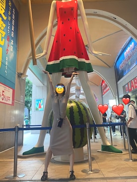 「three quarter（スリークォーター）のアイテム」を使った、ちゃんさん（レディース・158cm）の夏コーディネート