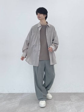 「STERNBERG（スタンバーグ）のアイテム（パンツ）」を使った、たかひろさん（メンズ・179cm）の冬コーディネート