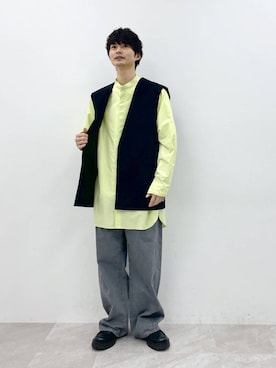 「STERNBERG（スタンバーグ）のアイテム（トップス）」を使った、たかひろさん（メンズ・179cm）の冬コーディネート