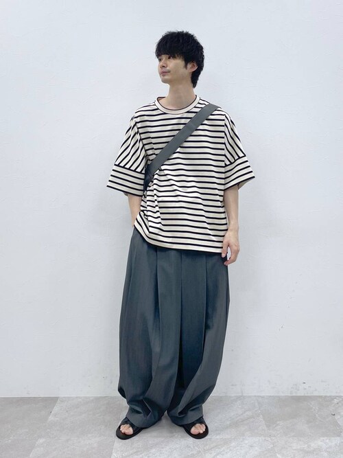 STERNBERG/ウールワイドプリーツパンツ/907868を使った人気