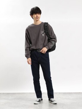 たかひろさん（メンズ・179cm）の冬コーディネート