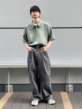 「STERNBERG（スタンバーグ）のアイテム」を使った、たかひろさん（メンズ・179cm）の春コーディネート
