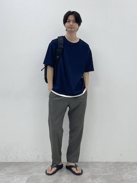 たかひろさん（メンズ・179cm）の夏コーディネート