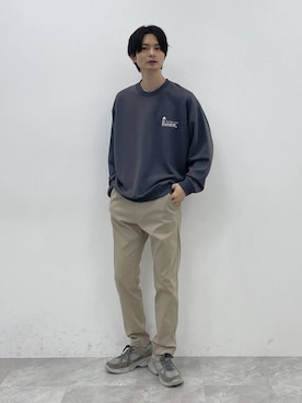 「アイテム（スウェット）」を使った、たかひろさん（メンズ・179cm・30代）の夏コーディネート