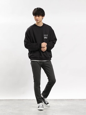 たかひろさん（メンズ・179cm）の冬コーディネート