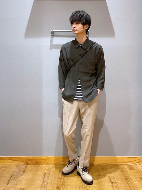 たかひろ Global Work イオンモール大和 Global Workのスラックスを使ったコーディネート Wear