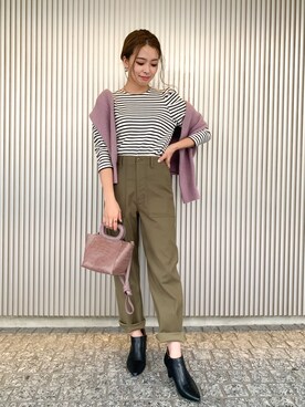 「アイテム（その他）」を使った、wanchanさん（レディース・160cm・30代）の秋コーディネート