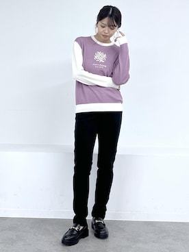 「ラベンダー」｜wanchanさん（レディース・160cm）の秋コーディネート