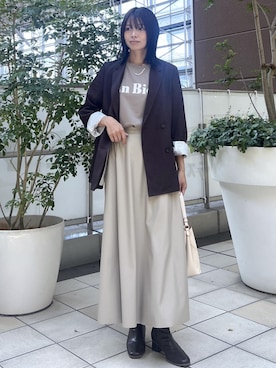 「VIS（ビス）のアイテム」を使った、wanchanさん（レディース・160cm）の秋コーディネート