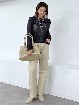 「マムジーンズ」｜wanchanさん（レディース・160cm）の夏コーディネート