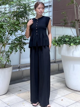 「VIS（ビス）のアイテム」を使った、wanchanさん（レディース・160cm）の夏コーディネート