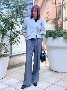 「アイテム（キーホルダー）」を使った、wanchanさん（レディース・160cm）の秋コーディネート