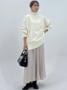 「アイテム（キーホルダー）」を使った、wanchanさん（レディース・160cm）の秋コーディネート