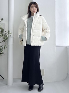 「VIS（ビス）のアイテム」を使った、wanchanさん（レディース・160cm）の冬コーディネート