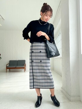 wanchanさん（レディース・160cm）の秋コーディネート