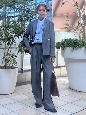 「ROPE' PICNIC（ロペピクニック）のアイテム」を使った、wanchanさん（レディース・160cm）の秋コーディネート