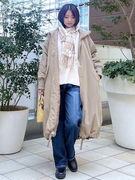 「ウォッシュ」｜wanchanさん（レディース・160cm）の秋コーディネート