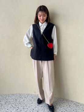 wanchanさん（レディース・160cm）の冬コーディネート