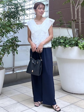 「ハートバッグ」｜wanchanさん（レディース・160cm）の夏コーディネート