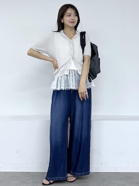 wanchanさん(レディース・160cm)の夏コーディネート