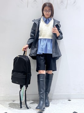 「ROPE' PICNIC（ロペピクニック）のアイテム（マウンテンパーカー）」を使った、wanchanさん（レディース・160cm）の秋コーディネート