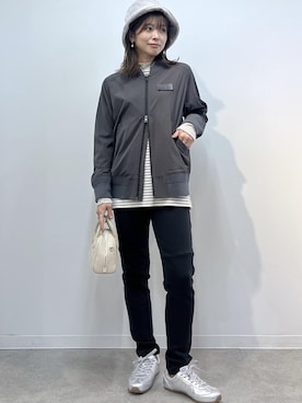 「JUN&ROPE'（ジュンアンドロペ）のアイテム」を使った、wanchanさん（レディース・160cm）の冬コーディネート