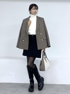 「ROPE' PICNIC（ロペピクニック）のアイテム」を使った、wanchanさん（レディース・160cm）の秋コーディネート