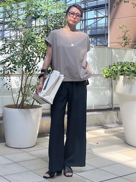 「ROPE' PICNIC（ロペピクニック）のアイテム」を使った、wanchanさん（レディース・160cm）の夏コーディネート