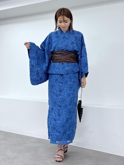 emur/エミュール】1人で着られる浴衣キャミワンピースセット