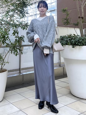 wanchanさん（レディース・160cm）の冬コーディネート