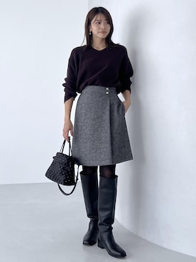 wanchanさん（レディース・160cm）の冬コーディネート