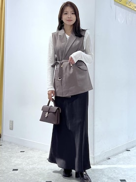 wanchanさん(レディース・160cm)の秋コーディネート