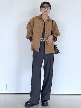 「ROPE' PICNIC（ロペピクニック）のアイテム」を使った、wanchanさん（レディース・160cm）の秋コーディネート