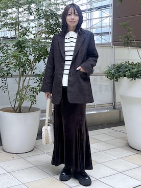 「ROPE' PICNIC（ロペピクニック）のアイテム」を使った、wanchanさん（レディース・160cm）の秋コーディネート